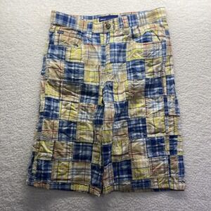 Enyce Clothing Shorts Mens 34 Multicolor Plaid Cotton Flat Casual active Chore